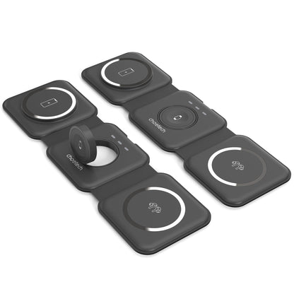 3-in-1 Foldable Magnetic Charger – for iPhone, Watch, Pods