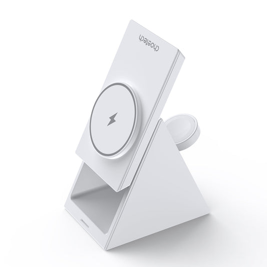 3-in-1 Magnetic Wireless Charger – Foldable Watch Holder