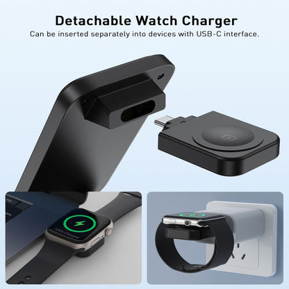 Qi2 Magnetic Wireless Charger – Tri-Fold, 15W Fast Charge