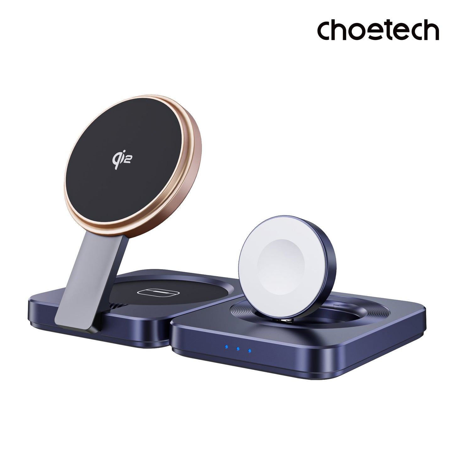 Qi2 3-in-1 Magnetic Charger – 15W, Foldable, for iPhone