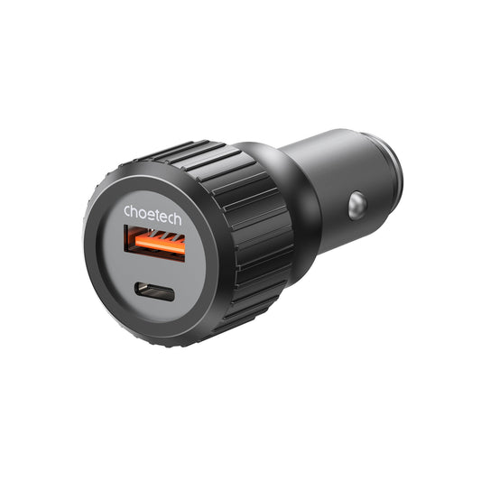 63W Car Charger – PD45W + QC18W Dual-Port Fast Charging