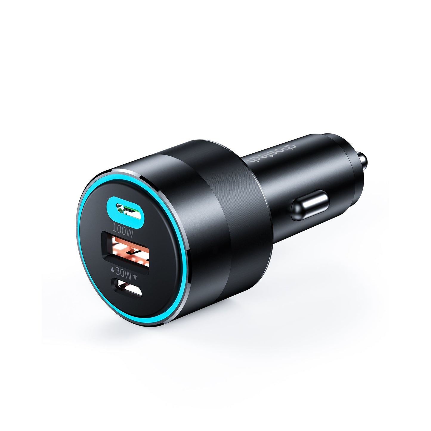 130W Car Charger – PD100W USB-C + Dual Fast Ports
