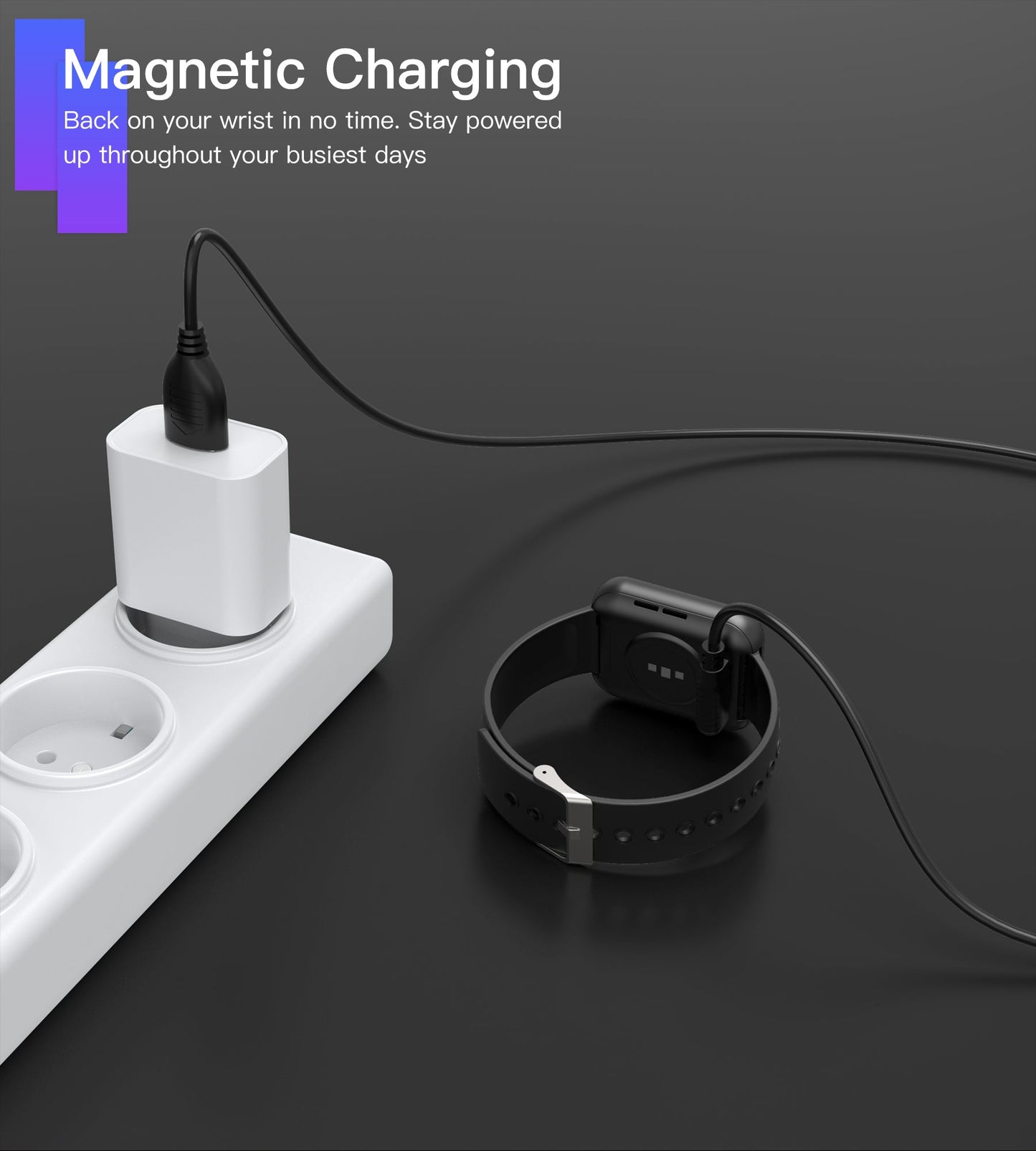 1.9" Smart Watch – HD Screen & Bluetooth Call Function