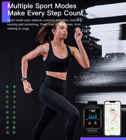 1.9" Smart Watch – HD Screen & Bluetooth Call Function