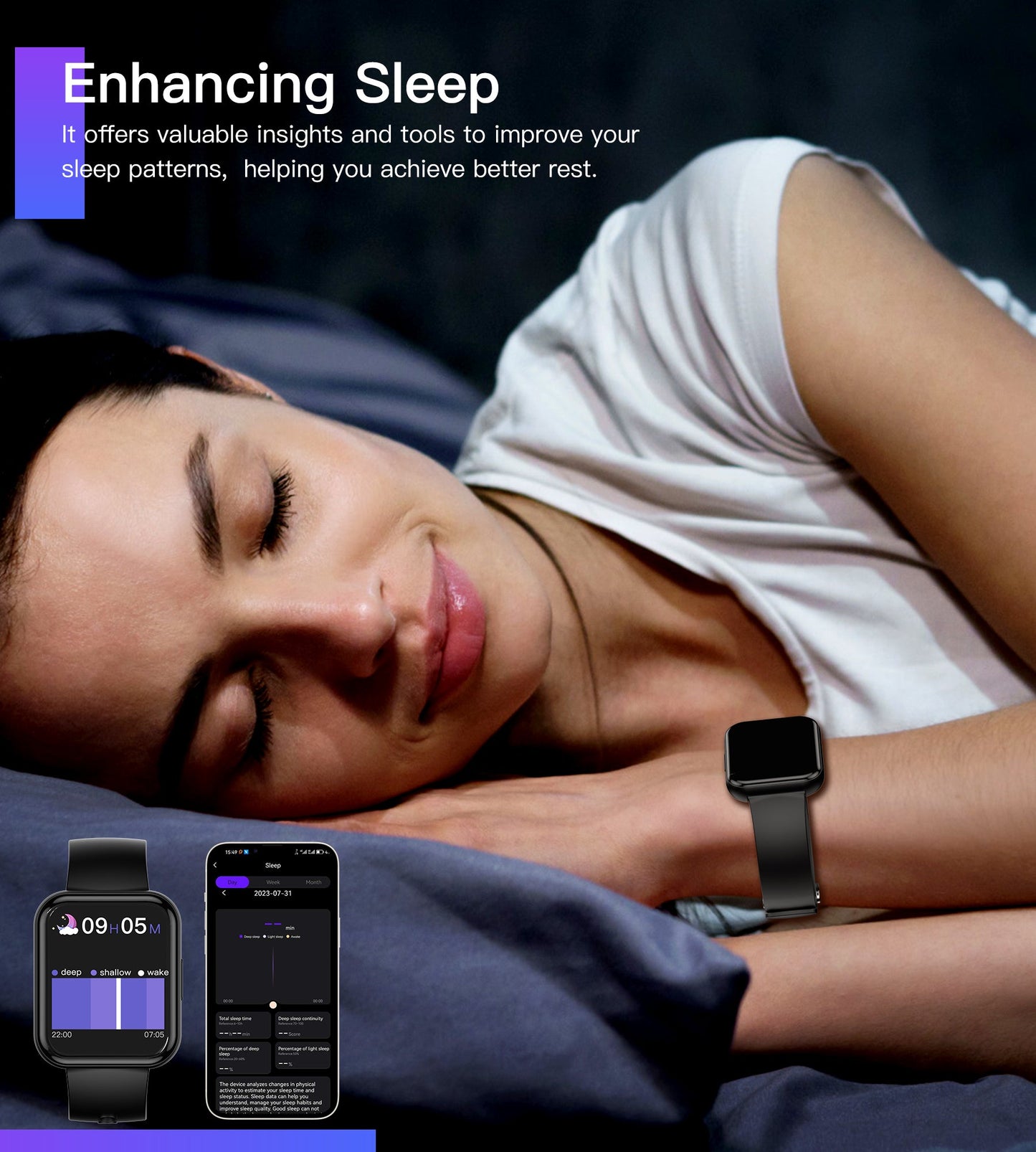 1.9" Smart Watch – HD Screen & Bluetooth Call Function