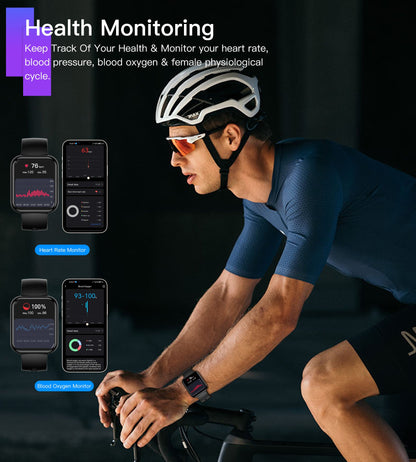 1.9" Smart Watch – HD Screen & Bluetooth Call Function