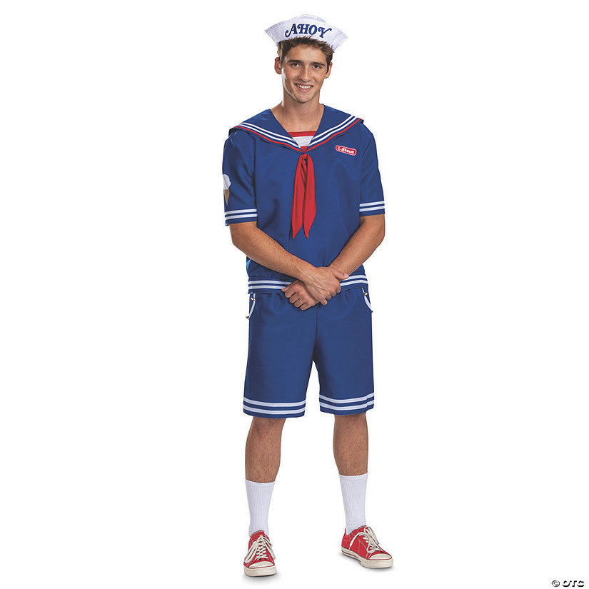 Adults Deluxe Stranger Things™ Steve Scoops Ahoy Costume