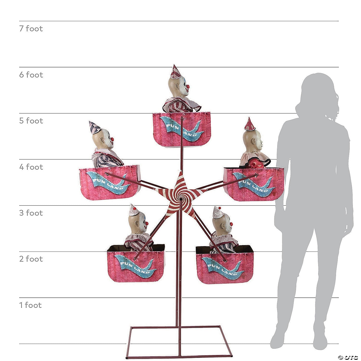 Animated Ferris Wheel 72-inch Prop