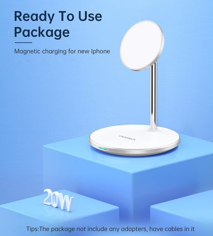 2-in-1 Magnetic Charger – 15W, Triple Charge, for iPhone