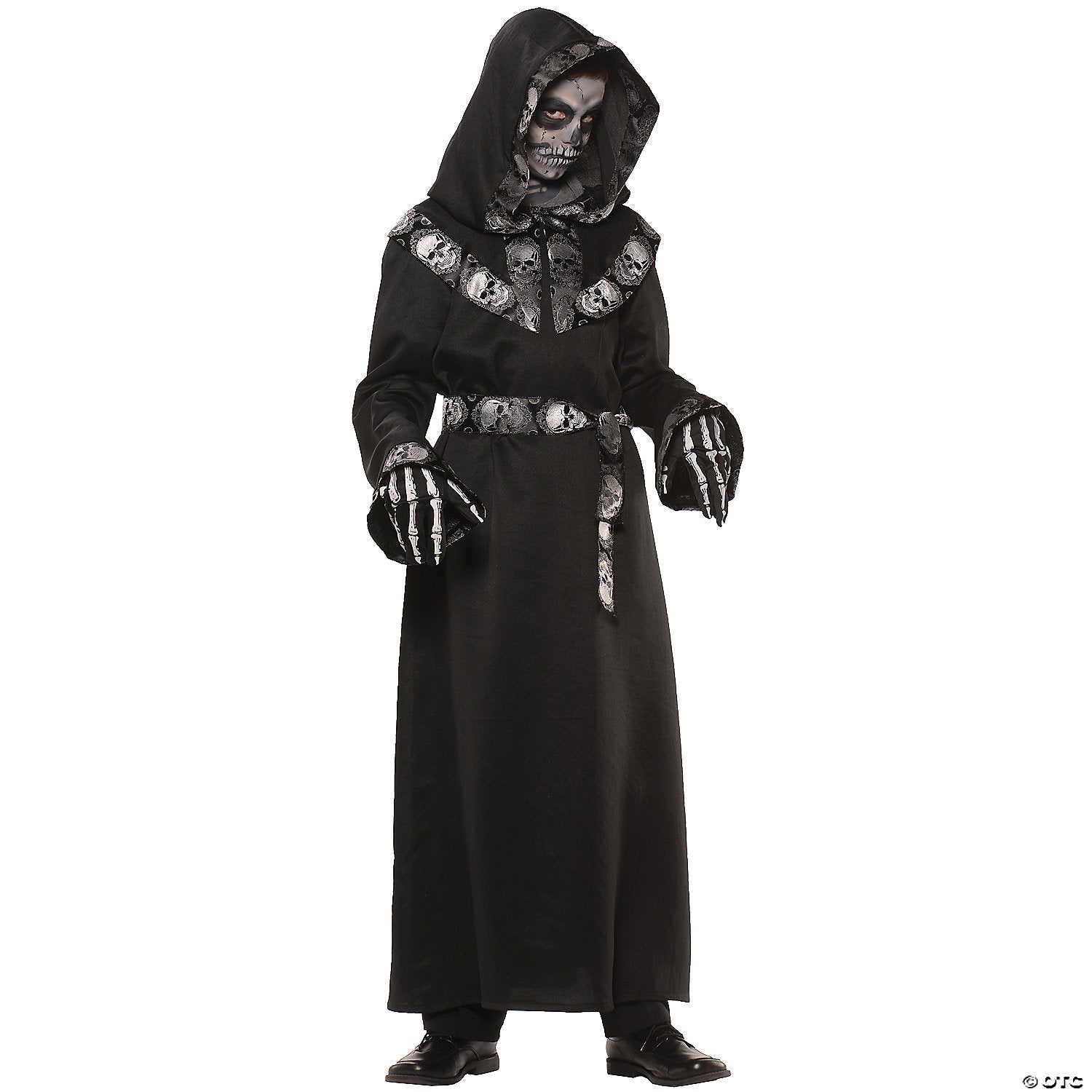 Boy's Skull Master Hooded Robe