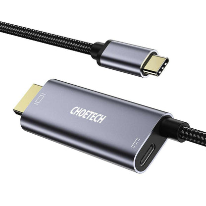 USB-C to HDMI Cable with 60W PD Charging – 6FT