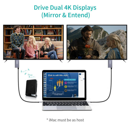 USB-C to HDMI Cable with 60W PD Charging – 6FT