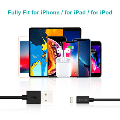 USB-A to L Cable – MFi Certified, for iP 14/13/12/11/X