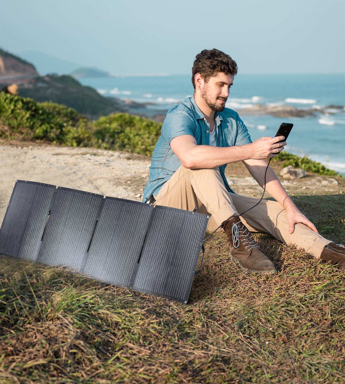 40W Foldable Solar Charger – 23% Efficient, for Camping