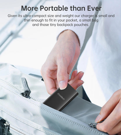 67W GaN PD Charger – Dual USB-C, Foldable Plug, Ultra-Slim