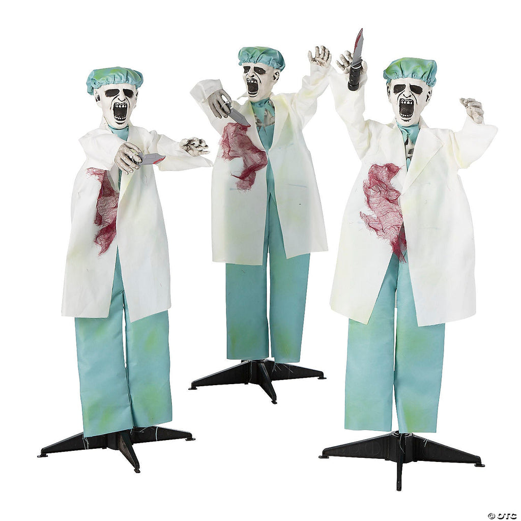 Creepy Doctor Yard Stakes - 3 Pc.