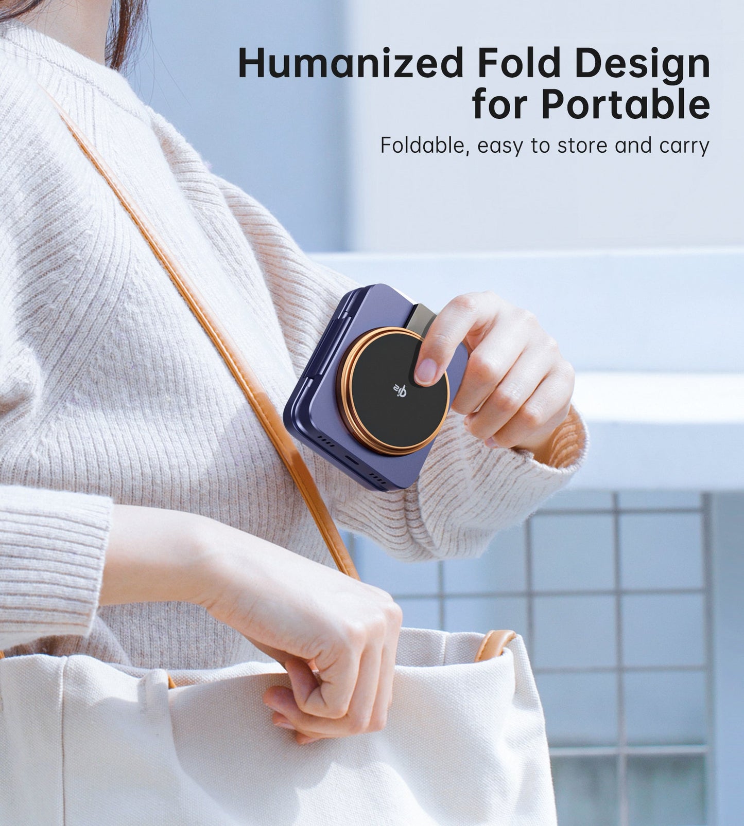 Qi2 3-in-1 Magnetic Charger – 15W, Foldable, for iPhone