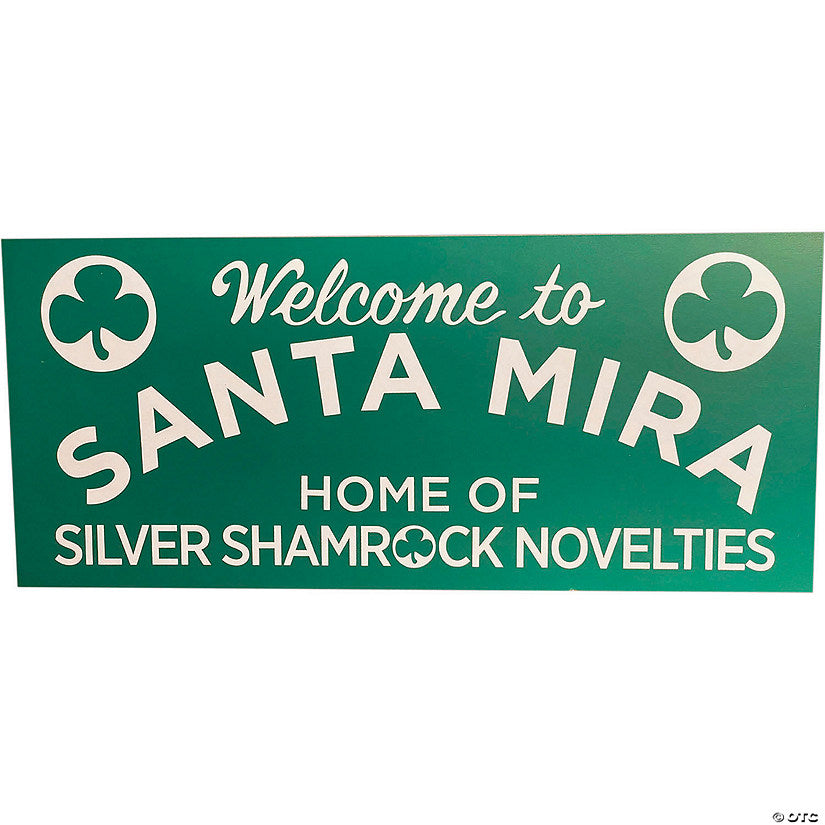 Halloween 3: Season of the Witch™ Santa Mira Wood Sign Halloween Decoration