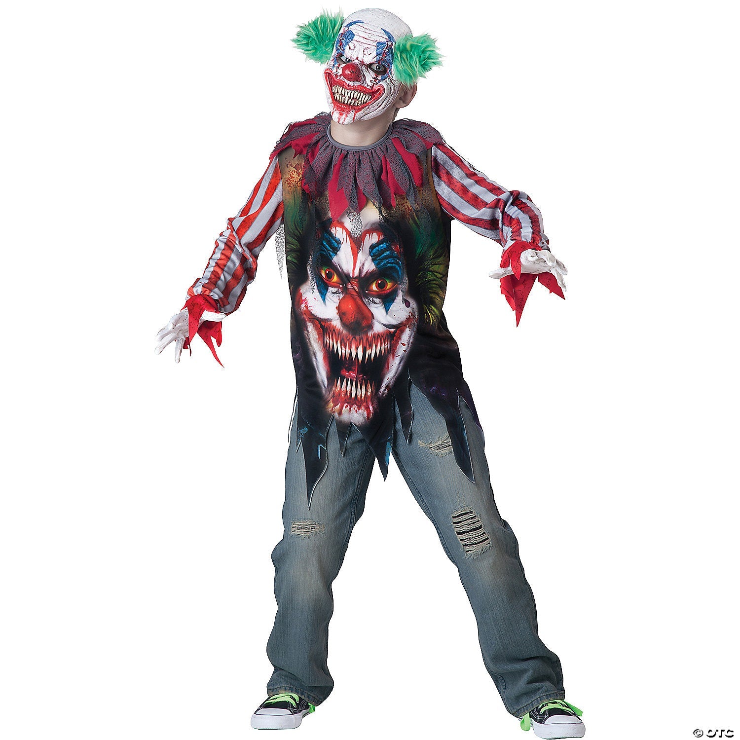 Kids Big Top Terror Clown Costume