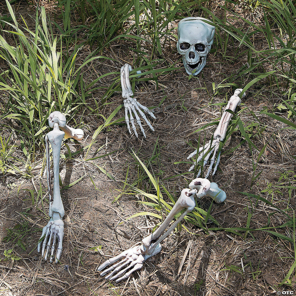 Life-Size Skeleton Yard Halloween Decoration