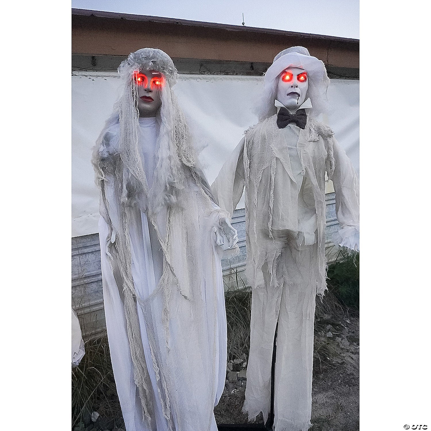 Mr. & Mrs. Rot Standing Halloween Decorations - 2 Pc.