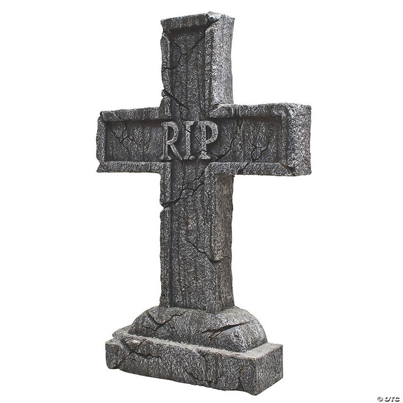 Rest in Peace" Cross Tombstone