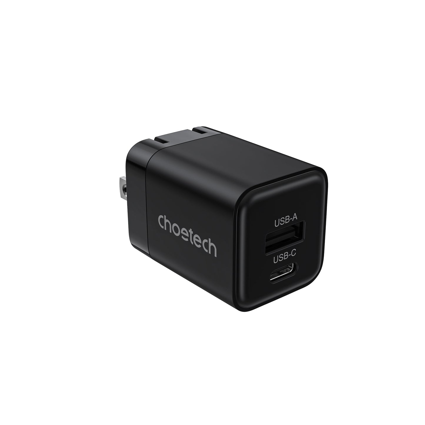 30W GaN Charger – Dual USB-C & A, for iPhone 16/15, US