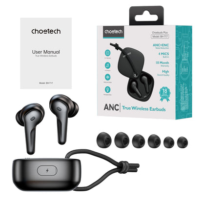 True Wireless Earbuds – ANC, ENC, Secure Fit, BT 5.4