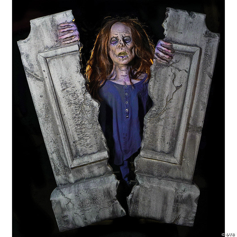 Zombie Cracking Crypt Static Prop